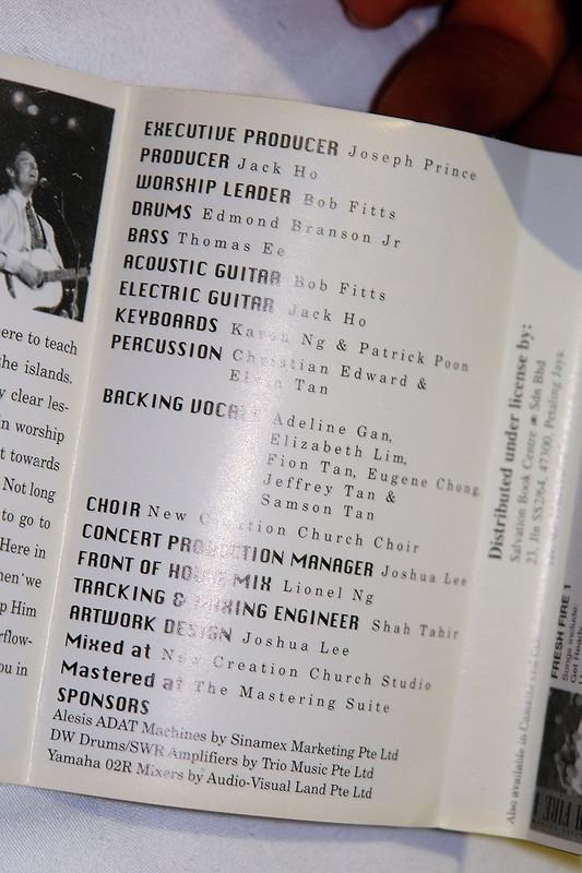 A Taste of Heaven LIVE Praise & Worship with Bob Fitts / Audio Cassette / New Creation Church / Live Recording at Harbour Pavilion 1996 / Executive Producer: Joseph Prince (HeavenBobFittsAC)