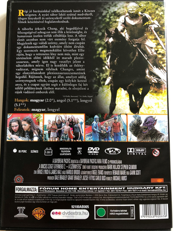 Treasure Island Kids 2 - The Monster of Treasure Island DVD 2004 A Kincses Sziget Gyermekei 2. rész - A szörnyeteg / Directed by Michael Hurst / John Callen, Beth Allen, Sasha Tilley, Jack Hurst (5999048900838)