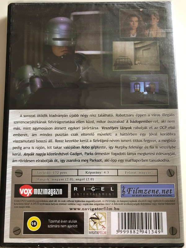 Robocop DVD 1994 Robotzsaru (TV Series) / Created by Michael Miner & Edward Neumeier / Starring: Richard Eden Yvette Nipar / Disc 5 / 4 episodes (5999882941349)