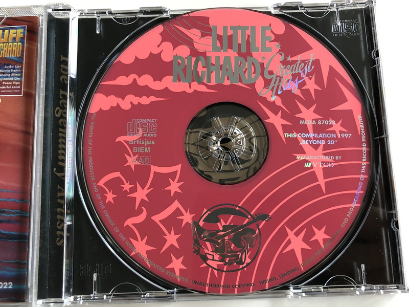 Little Richard - Greatest Hits / Tutti Frutti - Lucille - Rip it up - Long Tall Sally - Good Golly Miss Molly / Audio CD 1997 / MCDA 87022 (5998318702226)