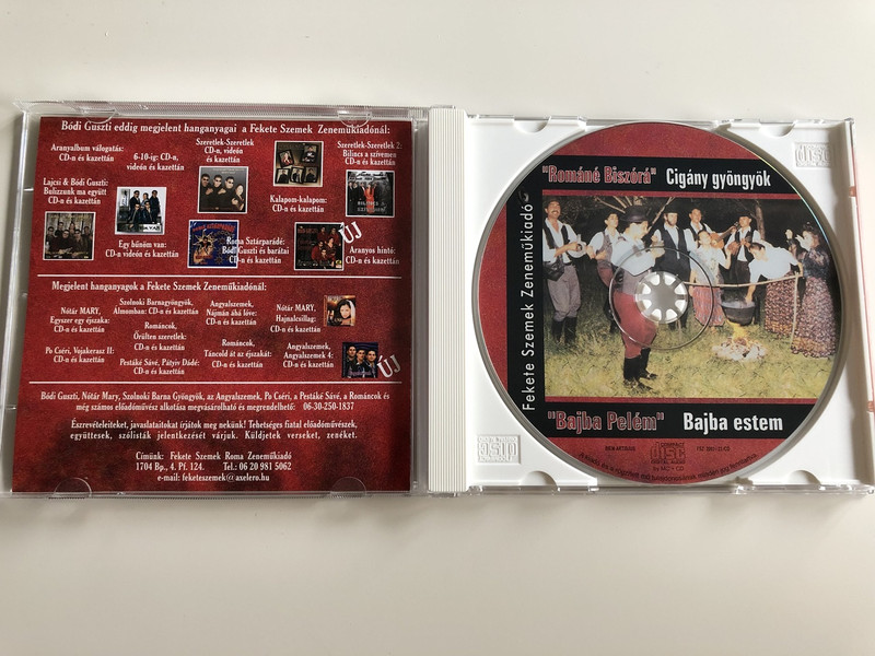 "Románé Biszórá" - Cigány gyöngyök / "Bajba Pelém" Bajba estem / Audio CD 2003 / Zenekarvezető Farkas József / Fekete Szeme Zeneműkiadó (5998175172170)