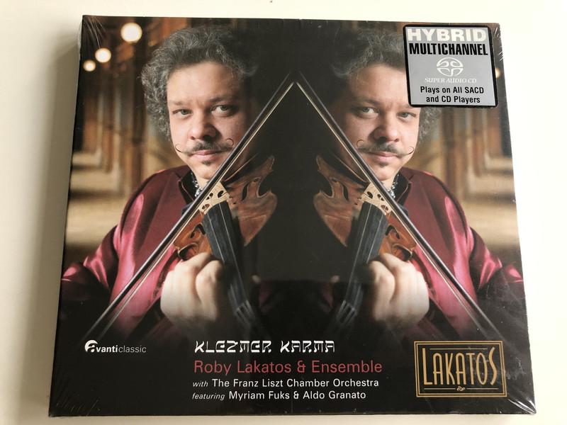 Klezmer Karma / Roby Lakatos & Ensemble / Franz Liszt Csamber Orchestra / Myriam Fuks & Aldo Granato / Audio CD 2006 / Unique fusion of Gypsy and Klezmer music / AvantiClassic (5414706102428)