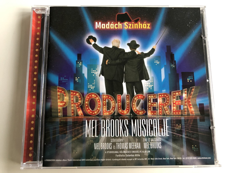 The Producers Audio CD 2006 Producerek / Mel Brooks' Musical / Madách Színház / Written by Mel Brooks, Thomas Meehan / Conducted by Kocsák Tibor / Original Soundtrack from the Musical / Directed by Tamás Szirtes (5999509614724)