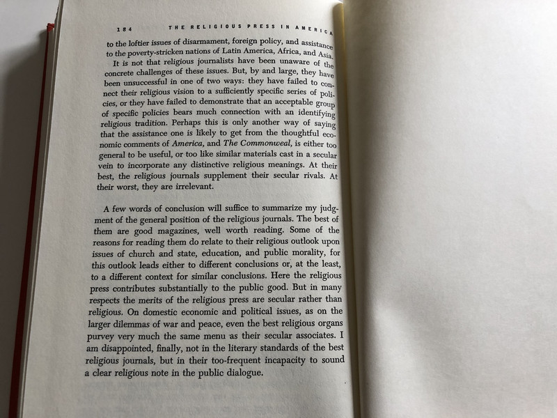 The Religious Press in America by Martin E. Marty, John G. Deedy, Jr., David Wolf Silverman, Robert Lekachman / Greenwood Press Publishers / A Sustained analysis of the religious press in America / Hardcover (0837165008)