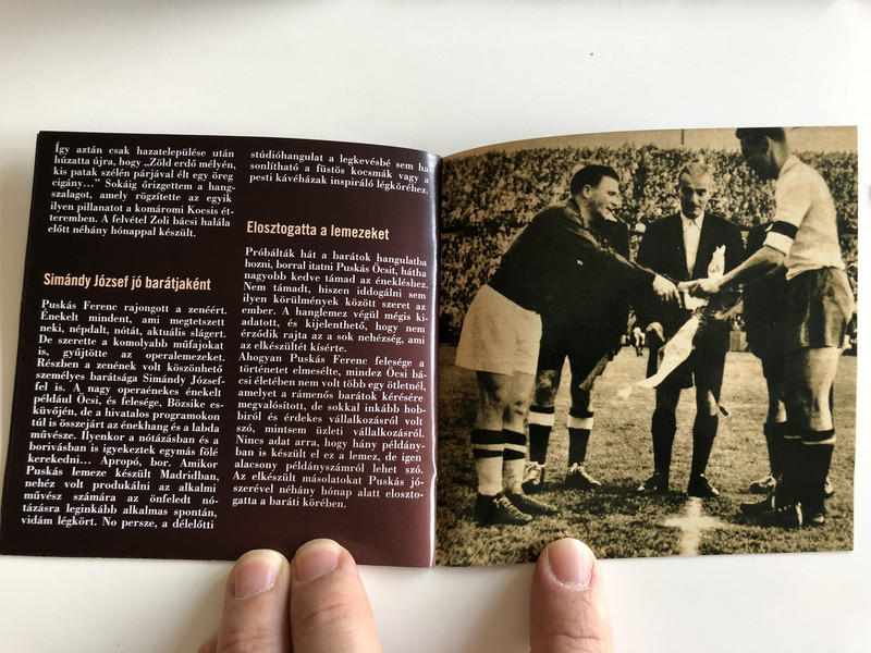 Puskás - A nevem csak ennyi volt: Öcsi... / Audio CD 2007 / Puskás Ferenc Emlékalbum / A futballegenda kedvenc nótái saját előadásban / Magneoton (5051442216226)