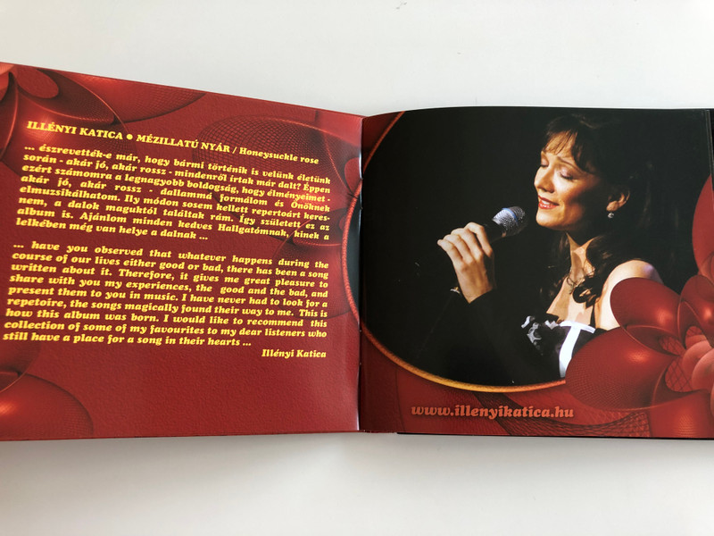 Illényi Katica : Honeysuckle rose - Mézillatú Nyár / Live Concert 2004 / Audio CD 2005 / Recorded in Thália Theater / Tom-Tom Records (5999524960677)