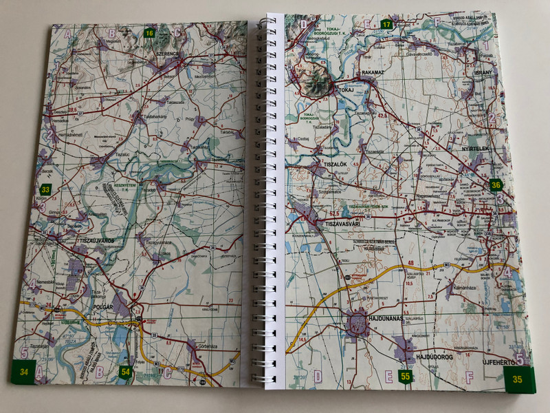 Hungary - road atlas / Magyarország - autóatlasz / Ungarn - autoatlas / Topomap / English, German, Hungarian Road atlas of Hungary / 1 : 200.000 (9789632573618)