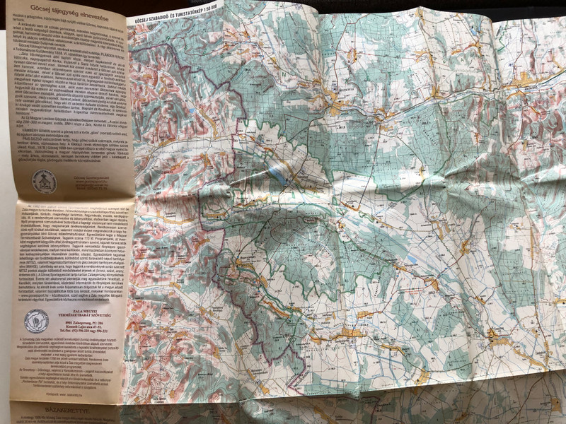 Göcsej szabadidő és turistatérkép / 1 : 50.000 / Tourist and free-time map of the Göcsej region / Hungarian, English and German legend (9789632570273)