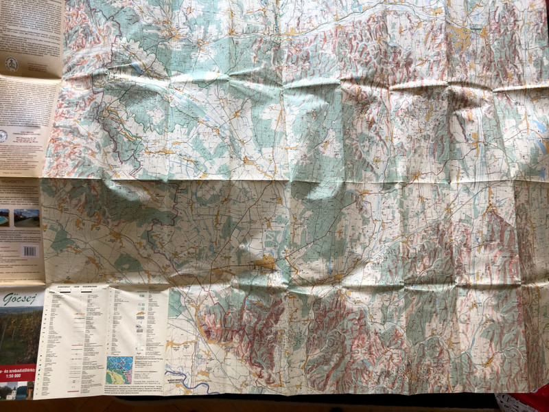 Göcsej szabadidő és turistatérkép / 1 : 50.000 / Tourist and free-time map of the Göcsej region / Hungarian, English and German legend (9789632570273)