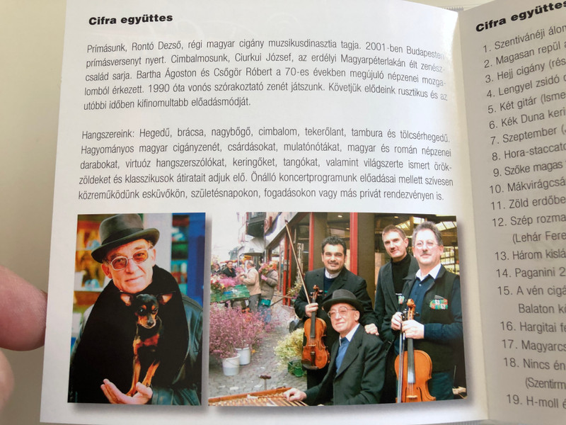 Cifra Ensemble: Mariage Avec Nous - Hangról Hangra / Audio CD 2006 / Membran Music (4011222234131)