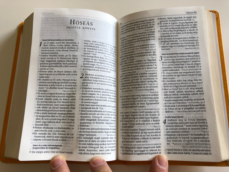 Holy Bible / Szent Biblia / Károli Gáspár / Mid-size / Sun Yellow / Imitation Leather binding / Napsárga / Golden Edges / Words of Christ in Red / Maps & Timeline / Jézus szavai piros kiemeléssel / Térképek és idővonal (9786155526596)