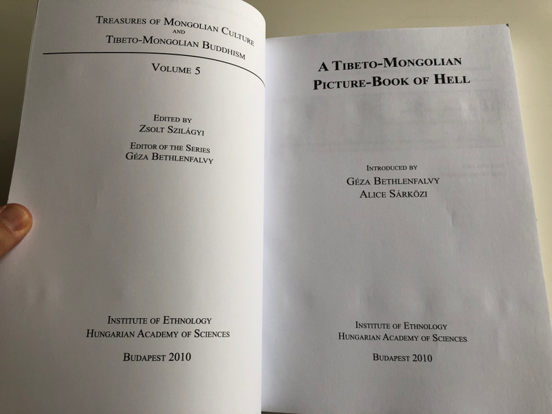A ​Tibeto-Mongolian Picture-Book of Hell - Volume 5 / Authors: Cebel Vangčug Dorje, Géza Bethlenfalvy, Alice Sárközi (9789635670437)