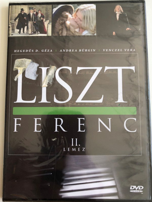 Liszt Ferenc TV series DVD 1982 / Disc II. / Directed by Szinetár Miklós / Starring: Andrea Bürgin, Sinkó László, Venczel Vera, Bolba Tamás, Hegedűs D. Géza / MTVA / Episodes 3-4. (5999884941170)