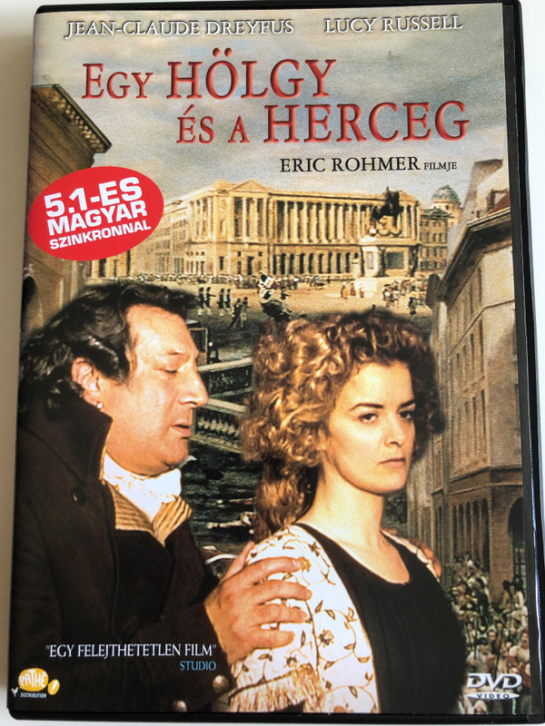 L' Anglaise et le duc DVD 2001 Egy hölgy és a Herceg (The Lady and the Duke) / Directed by Eric Rohmer / Starring: Jean Claude Dreyfus, Lucy Russell / 5.1 Hungarian Audio (5999551921115)