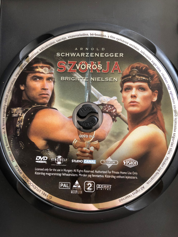 Red Sonja DVD 1985 Vörös Szonya - Directed by Richard Fleischer 