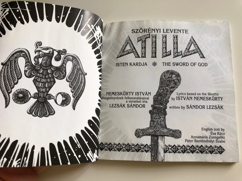 Atilla - Isten kardja by Szörényi Levente / 2x Audio CD 1993 / Directed by Koltay Gábor / Poems by Lezsák Sándor / Hungarian rock opera: Attila the Hun, God's sword / HCD 37710-11 (HCD37710-11)