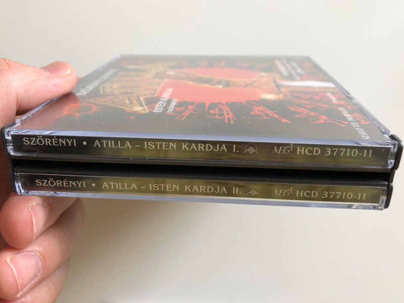 Atilla - Isten kardja by Szörényi Levente / 2x Audio CD 1993 / Directed by Koltay Gábor / Poems by Lezsák Sándor / Hungarian rock opera: Attila the Hun, God's sword / HCD 37710-11 (HCD37710-11)