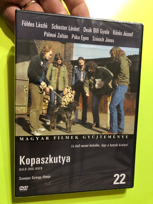 Kopaszkutya DVD 1981 Bald-Dog-Rock / Directed by Szomjas György / Starring: Földes László, Schuster Lóránt, Deák Bill Gyula, Kőrös József, Pálmai Zoltán, Póka Egon, Szénich János / Hungarian Film Collection (5999546331790)
