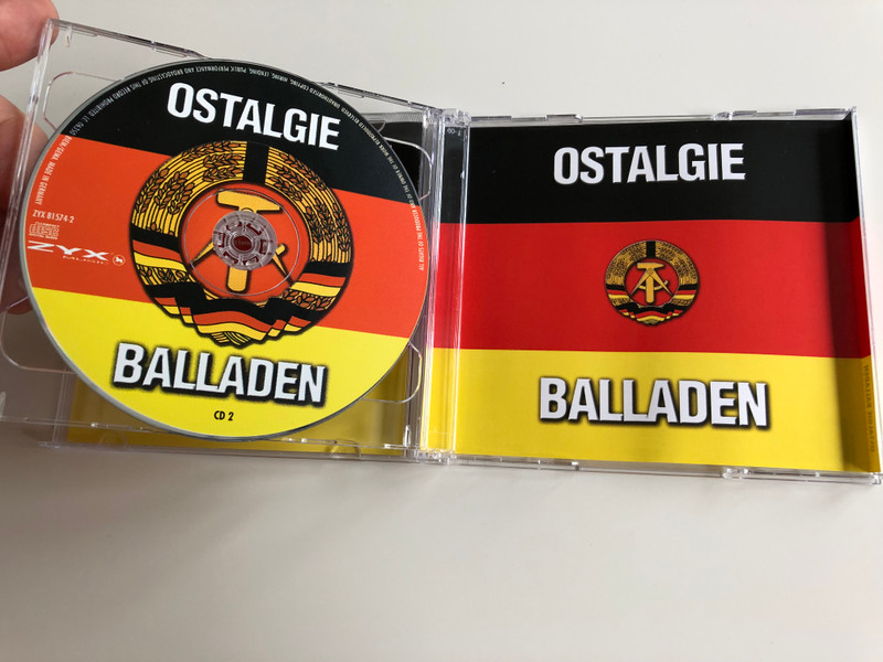 Ostalgie Balladen / Audio CD 2003 / Nostalgy Ballads of GDR / Ute Freudenberg, Karat, Puhdys, Monokel, Kai Niemann, Die Zöllner, Veronika Fischer / 2 CD (090204950409)