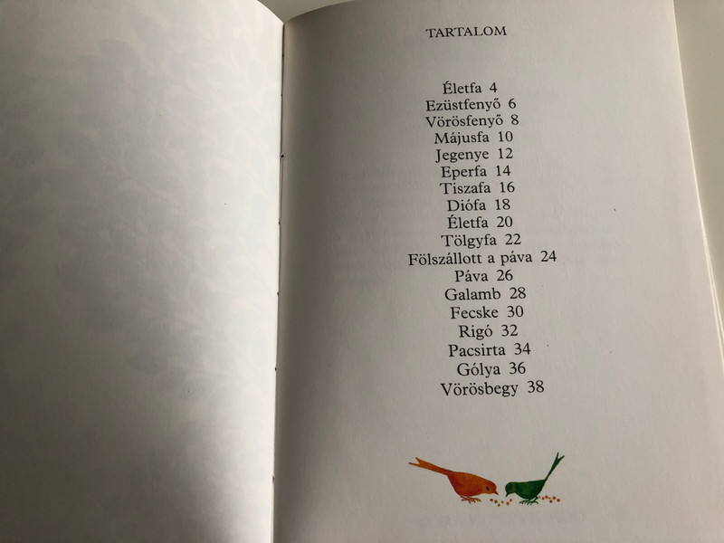  Életfa by Hervay Gizella / Children's poems in Hungarian Language / Colorful Illustrations by Hajnal Gabriella / Hardcover (963112987X)