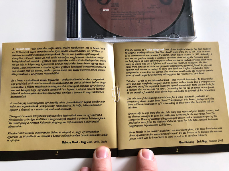 Tizenkét Banda - Erdélyország / Mohácsy Albert, Nagy Zsolt / Transylvanian Folk Music by 12 bands / FECD012 (FECD012)
