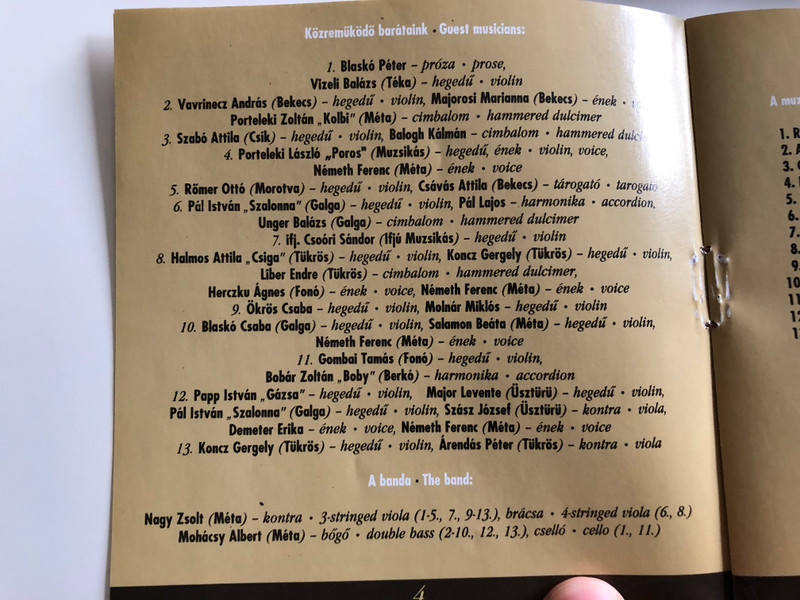 Tizenkét Banda - Erdélyország / Mohácsy Albert, Nagy Zsolt / Transylvanian Folk Music by 12 bands / FECD012 (FECD012)