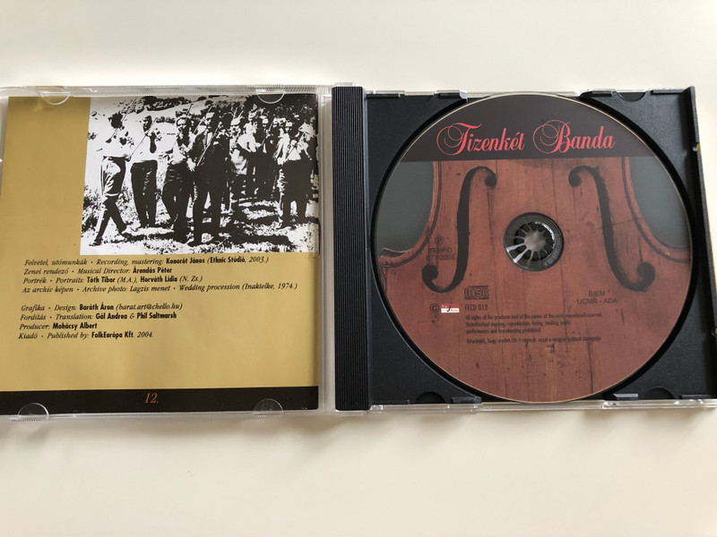 Tizenkét Banda - Erdélyország / Mohácsy Albert, Nagy Zsolt / Transylvanian Folk Music by 12 bands / FECD012 (FECD012)