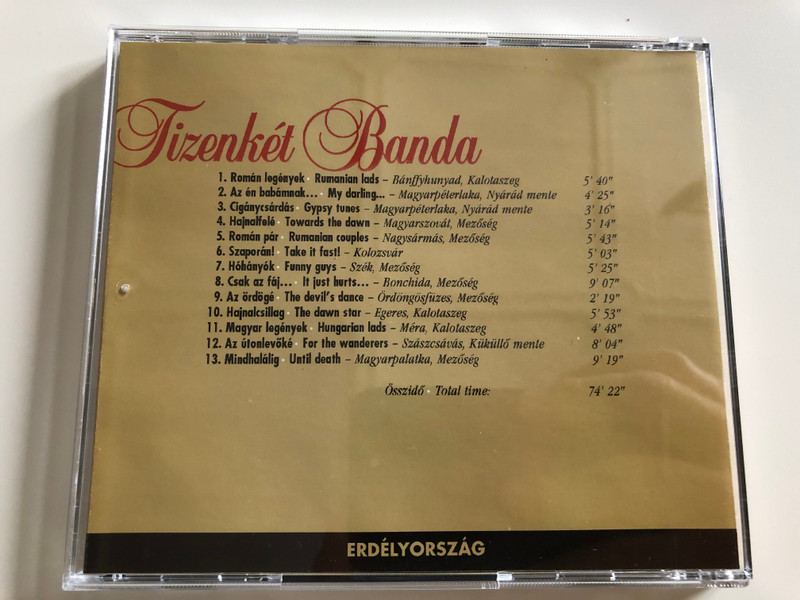 Tizenkét Banda - Erdélyország / Mohácsy Albert, Nagy Zsolt / Transylvanian Folk Music by 12 bands / FECD012 (FECD012)