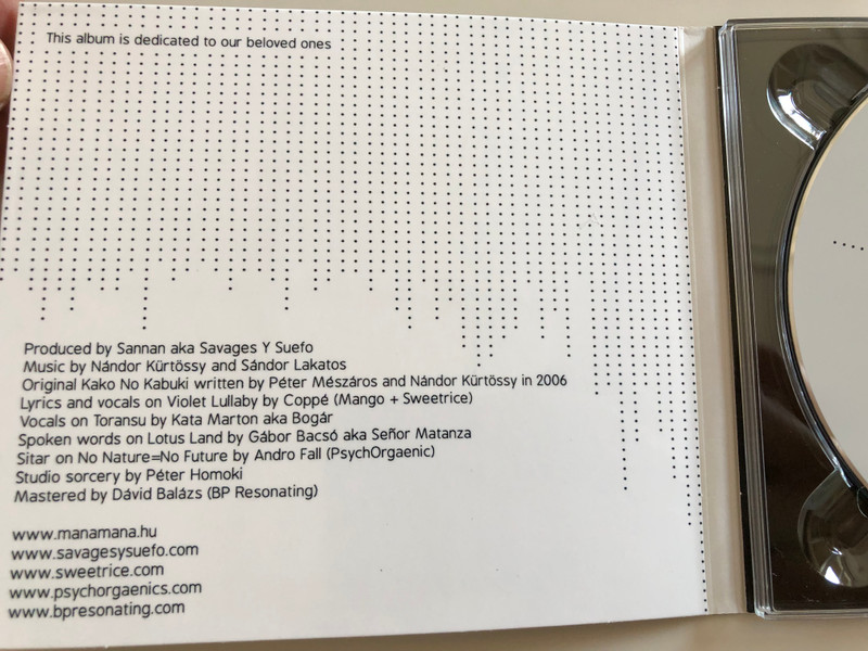 Sannan ‎– Hikari / Hikari, Drums of Fuji, A Memoir of Love, Toransu / Audio CD 2015 / ManaCD-9 (5999562006351)