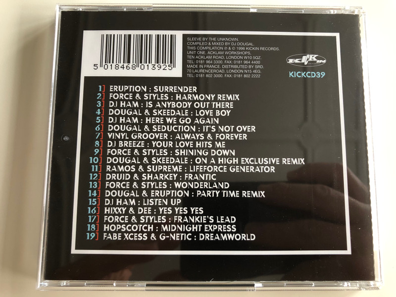 Dj Dougal Takes Control / Eruption, Dougal & Skeedale, Dj Ham, Ramos & Supreme, Hopscotch / Audio CD 1996 / KIKCD39 (5018468013925)