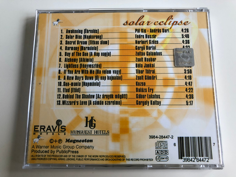 Solar Eclipse - 1999.08.11 / Awakening, Solar Disc, Secret Dream, Harmony / Audio CD 1999 / Magneoton 3984-28447-2 (639842844727)