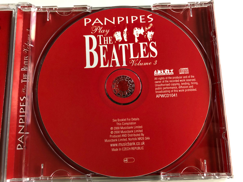 Panpipes play The Beatles Vol. 3 / includes Twist & Shout - Eleanor Rigby - Please Please Me - Something - We Can Work it Out / Audio CD 2000 / Musicbank / APWCD1041 (5029248106621)