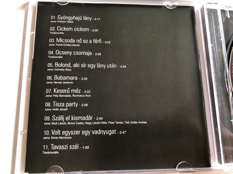 Sentimento / Horváth Gyula violin, Lendvai Csócsi Jenő violin, Horváth Flórián cymbalo, Ökrös Károly piano, accordion, Mohácsi Tivadar contrabass, Kerényi Ákos percussions / Audio CD 2006 / Magenoton (5051011751028)