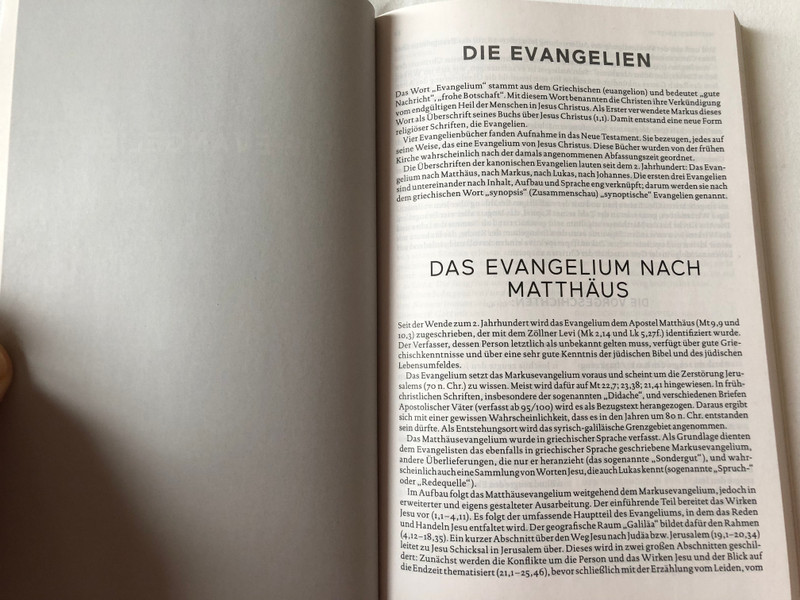 Das Neue Testament - Einheitsübersetzung (2.Auflage) / The New Testament in German language - Unitary translation (2nd edition) / Book introductions, references, notes and maps / Paperback / 2018 KBW (9783460440227)