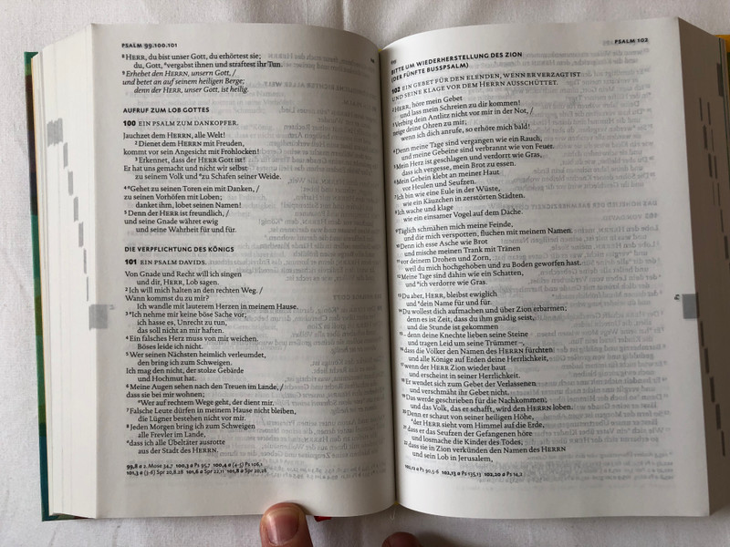Luther Bibel für dich / Luther Bible for you / Deutsche Bibelgesellschaft / Mit Apocryphen / German language Bible Based on Martin Luther's Translation - 2017 revision with Apocryphal books / Bible Study helps, Reading plan, Page index, Color maps / Hardcover (9783438033659)