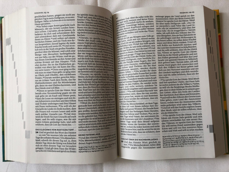 Luther Bibel für dich / Luther Bible for you / Deutsche Bibelgesellschaft / Mit Apocryphen / German language Bible Based on Martin Luther's Translation - 2017 revision with Apocryphal books / Bible Study helps, Reading plan, Page index, Color maps / Hardcover (9783438033659)