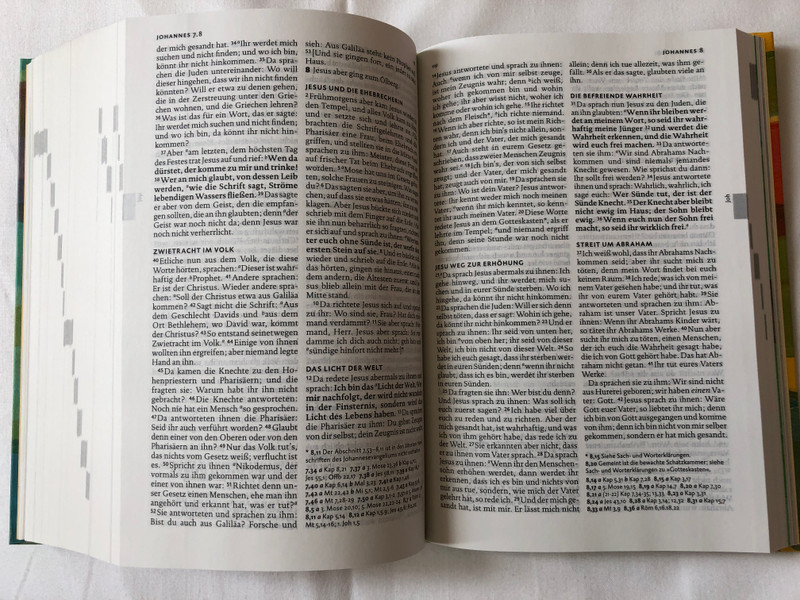 Luther Bibel für dich / Luther Bible for you / Deutsche Bibelgesellschaft / Mit Apocryphen / German language Bible Based on Martin Luther's Translation - 2017 revision with Apocryphal books / Bible Study helps, Reading plan, Page index, Color maps / Hardcover (9783438033659)