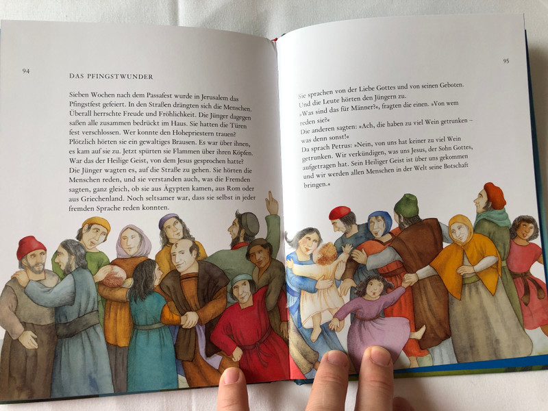 Die Kinderbibel by Barbara Bartos-Höppner, Renate Seelig / German language Children's Bible / Text by: Barbara Bartos-Höppner / Color illustrations by Renate Seelig / arsEdition / Hardcover 2017 (9783845817798)