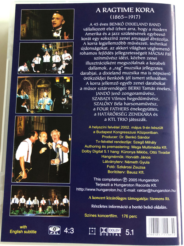 Benkó Dixieland Band - koncert - A jazz születésétől napjainkig - 1865-1917/ From the Birth of Jazz to Our Days - Benkó Dixieland Band Concert - 1865-1917 / Part One / I. Resz (5991817119854)