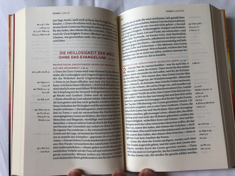 Das Neue Testament und Die Psalmen - Einheitsübersetzung / German language New Testament and Psalms - Unitary Translation / Book introductions, references, notes and maps / Hardcover / 2018 KBW (9783460440234)
