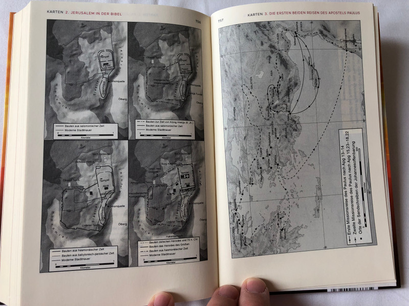 Das Neue Testament und Die Psalmen - Einheitsübersetzung / German language New Testament and Psalms - Unitary Translation / Book introductions, references, notes and maps / Hardcover / 2018 KBW (9783460440234)
