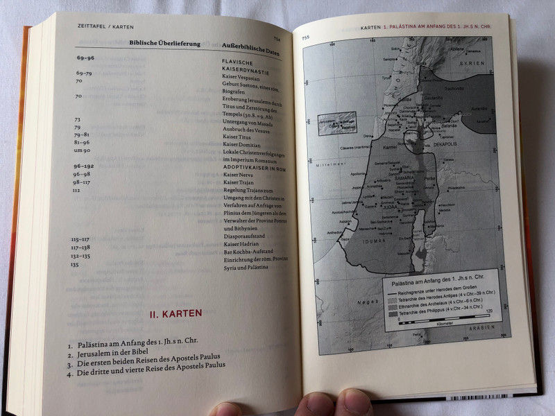 Das Neue Testament und Die Psalmen - Einheitsübersetzung / German language New Testament and Psalms - Unitary Translation / Book introductions, references, notes and maps / Hardcover / 2018 KBW (9783460440234)