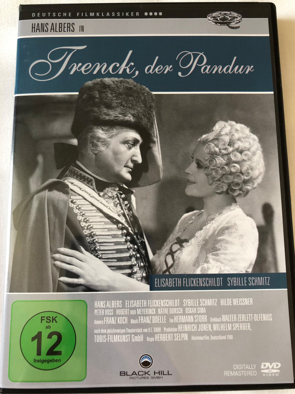 Trenck, der Pandur DVD 1940 / Directed by Herbert Selpin / Starring: Hans Albers, Elisabeth Flickenschildt, Sybille Schmitz / Digitally Remastered / Deutsche Filmklassiker (4020628957131)