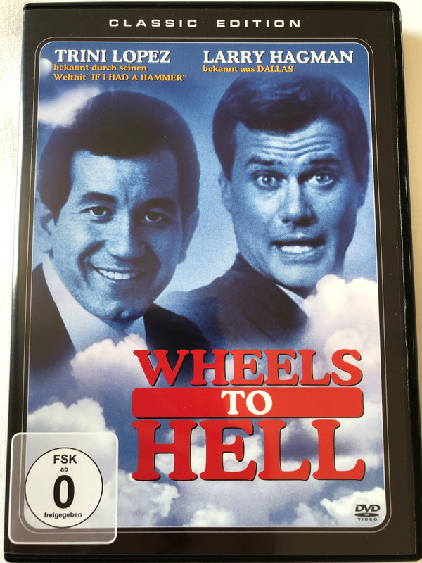 Wheels to Hell DVD 1973 Zwei himmlische Schlitzohren AKA Antonio / Directed by Claudio Guzman / Starring: Trini Lopez, Larry Hagman / Classic Edition (4049774470592)