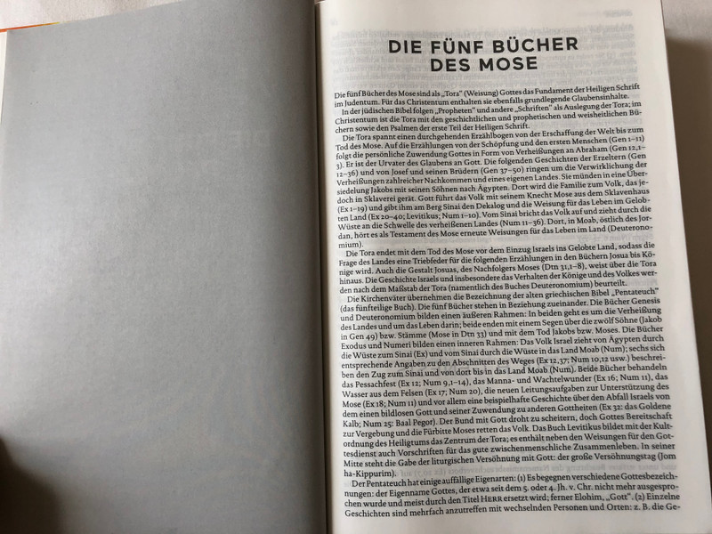 Die Bibel - Einheitsübersetzung / German language Holy Bible - Unitary translation / Contains Deuterocanonical books / With maps, notes, Bible history timetable & ecumenical reading plan / Hardcover / 2018 KBW (9783460440555)