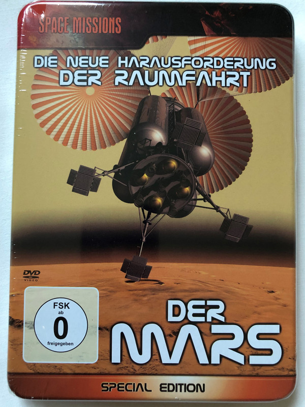 Space Missions - Der Mars - Die neue harausforderung der raumfahrt DVD 2008 Mars - The newest challenges of space travel / Metal box Special Edition / German language documentary (4260157711433)