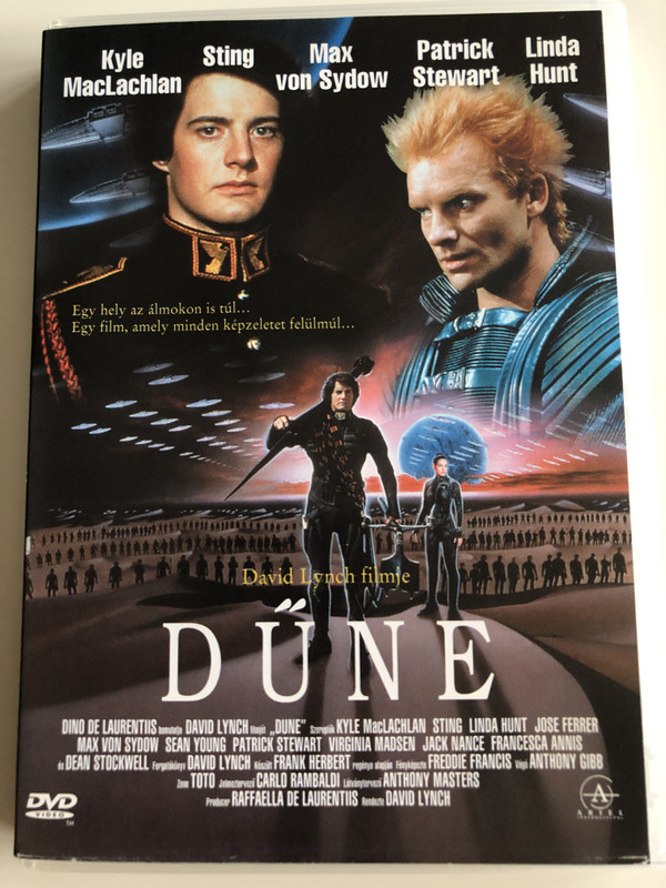 Dune DVD 1984 Dűne / Directed by David Lynch / Kyle MacLachlan, Sting, Max von Sydow, Patrick Stewart, Linda Hunt / Sci-Fi Classic (5999881067699)