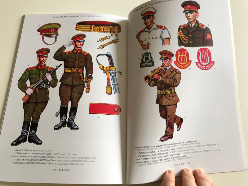 Hungarian Defence Forces 1945 - 1990 by Győző Somogyi / Magyar Honvédség 1945-1990 / A Millennium in The Military - Egy Ezredév Hadban / Paperback 2019 / HM Zrínyi (9789633276990)
