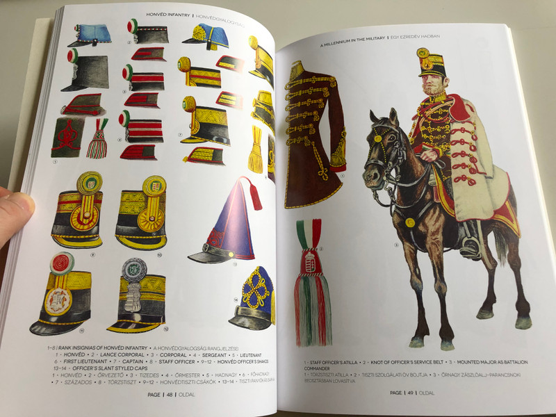 The Honvéd Army 1848 - 1849 by Győző Somogyi / A Honvédsereg 1848-1849 / A Millennium in The Military - Egy Ezredév Hadban / Paperback 2016 / HM Zrínyi (9789633276860)