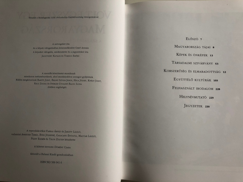 Volt egyszer egy Magyarország by Gerő András, Jalsovszky Katalin, Tomsics Emőke / A Századvég és a Századelő Világa / Magyar nemzeti múzeum / Hardcover 1996 (9635060416)